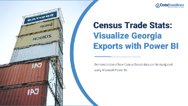 Georgia Exports in Power BI 